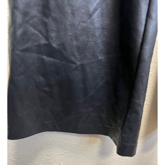 Black Faux Leather Flared Pants By Forever 21 Size L - Picture 5 of 6